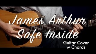 James Arthur - Safe Inside guitar cover/guitar (lesson/tutorial) w Chords & strumming /play-along/ Resimi