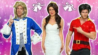 BELLE’S MAGICAL WEDDING TO PRINCE ADAM (OR GASTON?) Totally TV Parody.