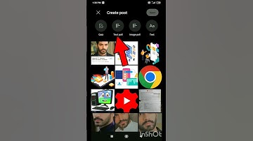 Voting poll kaise banaye | Community Post kaise kare | How to post community on youtube #shorts