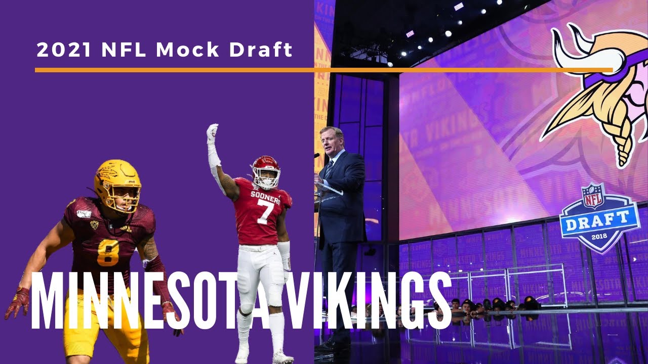 2021 7 Round NFL Mock Draft Minnesota Vikings YouTube
