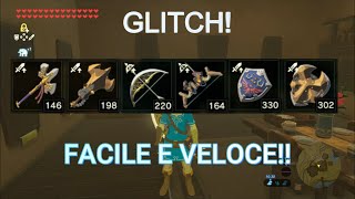 Facile e veloce Armi, archi e scudi iperforti glitch Zelda Breath of the Wild