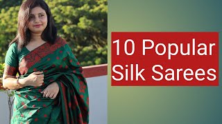 10 must have silk sarees || सबसे ज्यादा popular 10 silk sarees screenshot 4