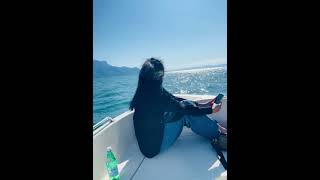 Captain on board. Enjoying the lake- connects Switzerland and France. #placestovisit #canadashorts