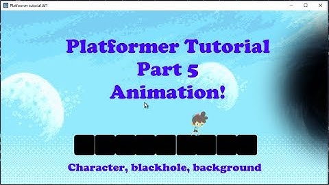 Godot 3.1.1 - Platformer Tutorial (Part 5 - Animation!)