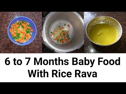 in-telugu-|-6-to-7-months-baby-food-with-rice-rava-|-khichdi-|-homemaker-sravanthi