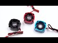 Yeah racing aluminum case 30mm booster cooling rc fan  closer look