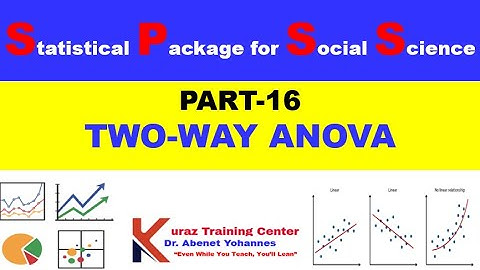 Two way ANOVA using SPSS IN AMHARIC - Part 16