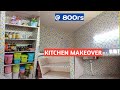 Kitchen makeover |wall paper for kitchen |kitchen wallpaper |wall sticker for kitchen |kitchen diy