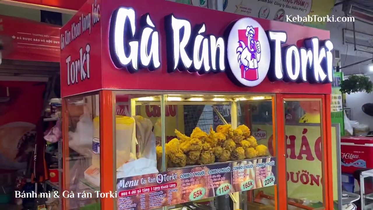Kinh doanh gà rán xe đẩy Chi phí thấp lợi nhuận cao