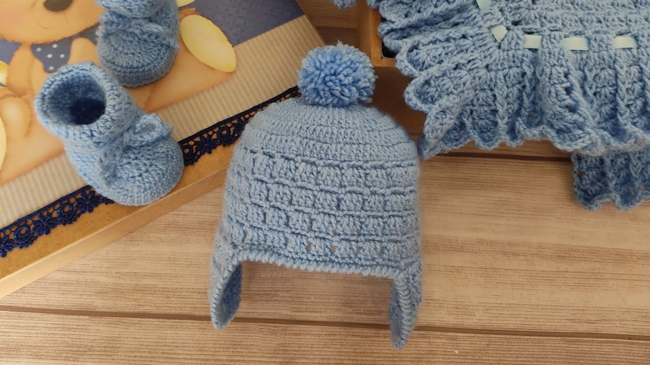 TOUCA DE CROCHE Bebê Professora Simone Eleoterio