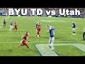 Jaren Hall to Gunner Romney TD vs Utah 9/11/21