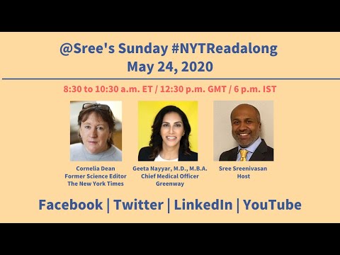 #NYTReadalong | Cornelia Dean, Former NYT Science Editor and ...