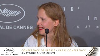 Anatomie d’une Chute – Conférence de Presse – VF – Cannes 2023