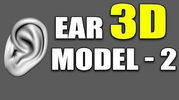 ear - 2  3d model   | HUMAN model part-16 | Autodesk Maya |  tutorial  | srinu yadav
