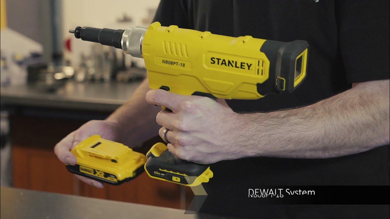 NB08PT18 Battery Powered Blind Rivet Nut Tool YouTube