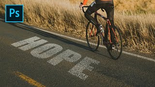 Vanishing Point Filter - Realistic Perspective Text In Photoshop