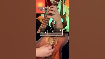 Thumbnail of Message In A Bottle by The Police Guitar Tutorial! #shorts #guitar #music #youtubeshorts #guitarra