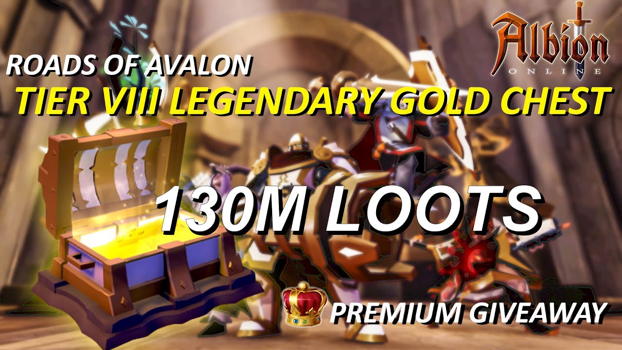 TIER 8 LEGENDARY BIG GOLD CHEST WORTH 130M! 1H Mace Gameplay Roads