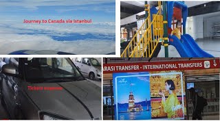 International Student |traveling to Canada with family via Istanbul| challenging life begins | part1