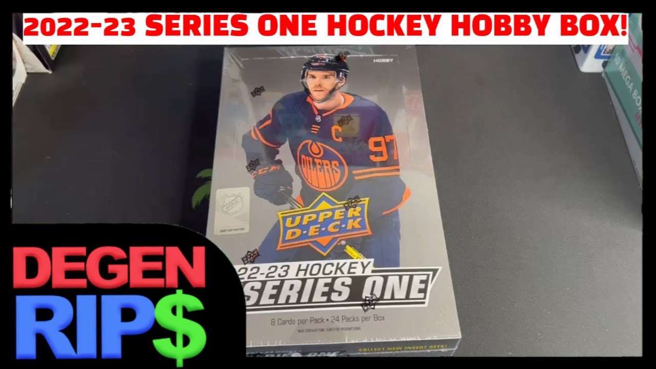 Big Hit! 2022-23 Series 1 Hockey Hobby Box Review!