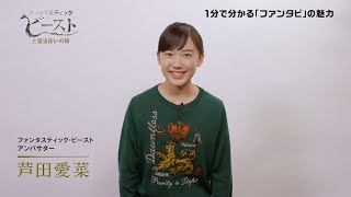 『ファンタスティック・ビーストと黒い魔法使いの誕生』芦田愛菜が魅力を語る