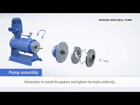 NIKKISO Canned Motor Pump Disassembling and Reassembling (M