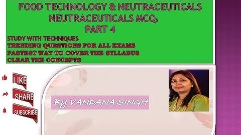 MCQ l SUPPLEMENTS I NEUTRACEUTICALS I  AKTU l