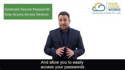 E 7 Tech Tips Video - Password Manager