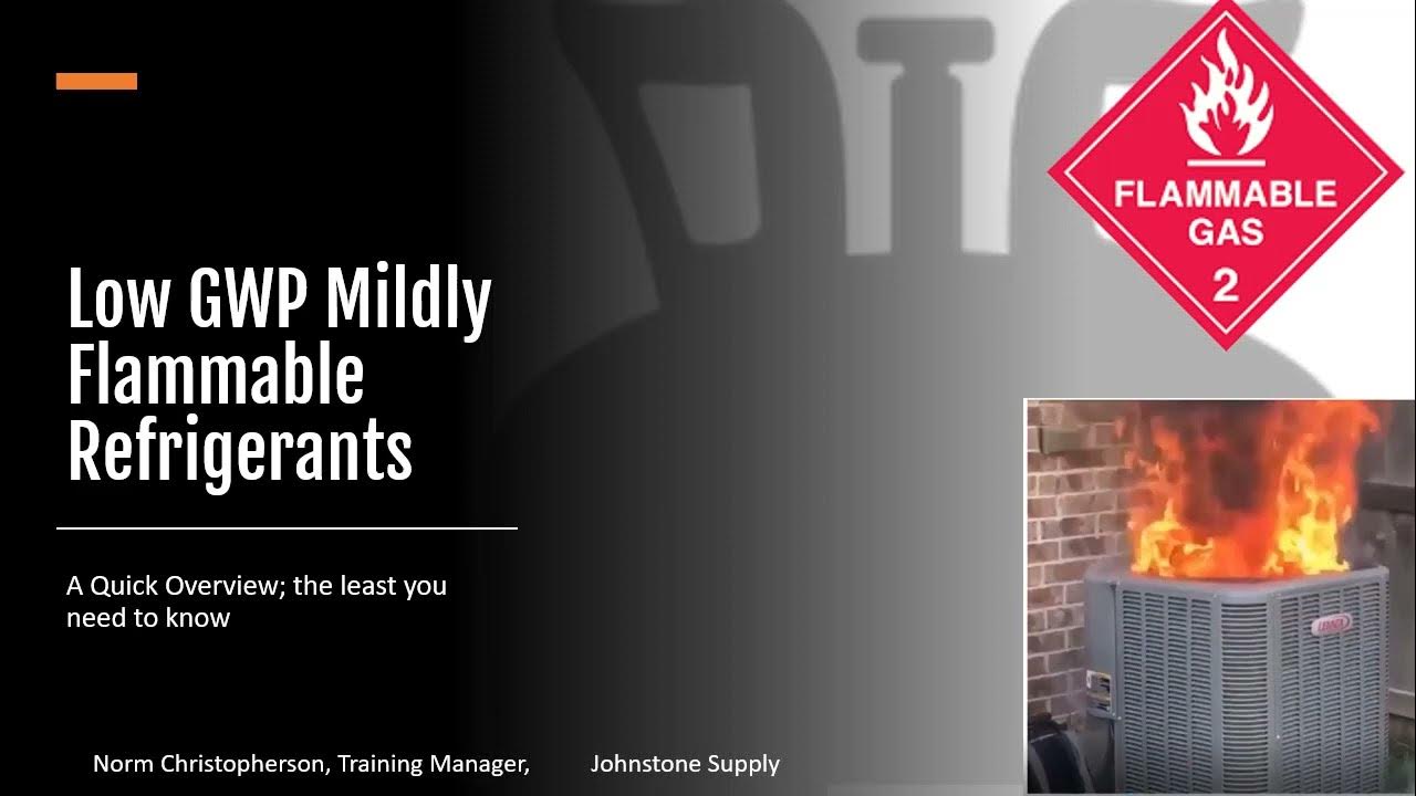 Mildly Flammable A2L Refrigerants YouTube