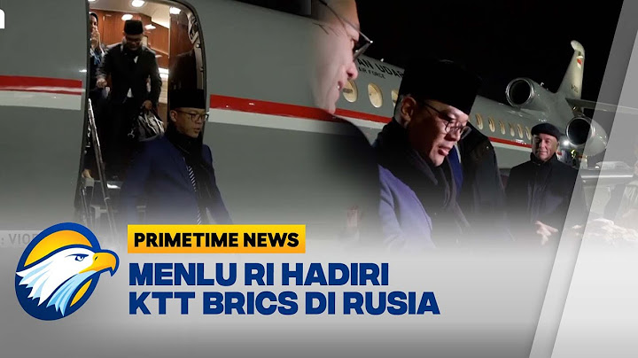 Menlu RI Sugiono Hadiri KTT Brics di Rusia [Primetime News]