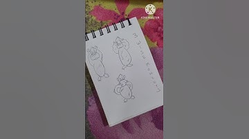 3 wise Monkeys Drawing
