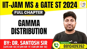 IIT-JAM MS 2025 | Gamma Distribution | Mathstats :8810409392 Mathstats@8810409392