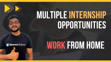 Multiple Internship opportunities For Fresher Only | Stipend 15,000+ | Newton School