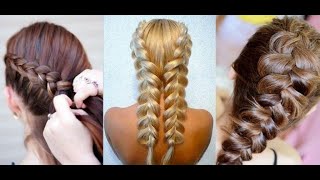 Плетение французской косы наоборот Плетение французской косы наоборот