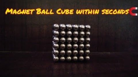 Magnet Ball Cube within seconds||Crazy Babies||🧲