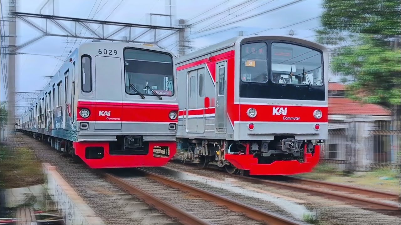 Hunting KRL Bogor line TM 6000 - JR 205 - IE 305 CLI 225