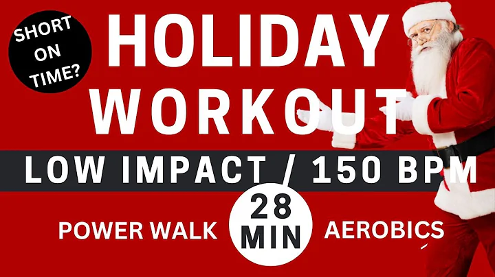Short on Time? Try This Fast-Paced Holiday Workout Fat Burner: 28 Min of Cardio Aerobics & Walking!