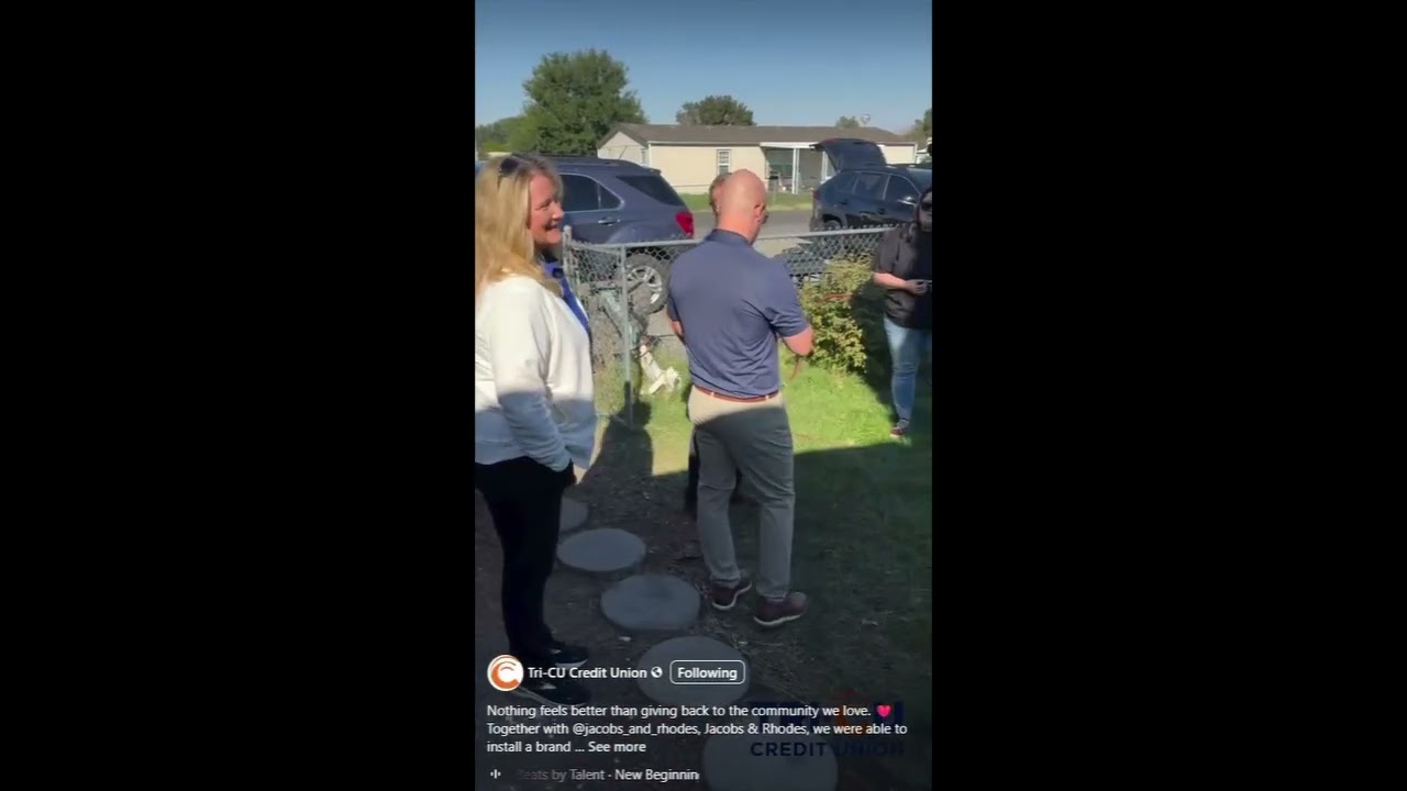 Tri-CU helps donate a new HVAC system