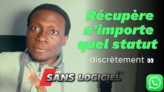 STOP aux fausses applis ! Voici la vraie méthode pour enregistrer les statuts Whatsapp📲 screenshot 5