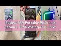 Review FBB Portable Bluetooth Speaker, IPX6 Waterproof, 20W HiFi Stereo Sound with Deep Bass, 12H Pl
