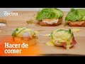 Cómo hacer Huevos benedictine, tosta de salmón y aguacate - Hacer de comer | RTVE Cocina