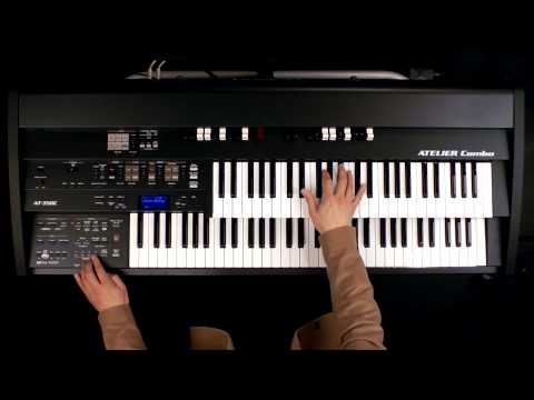Organ performance along with Music Style of "Modern Medium Swing"