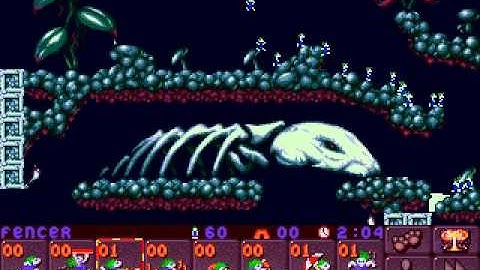 DOS Lemmings 2: The Tribes Cavelem 10 Ah
