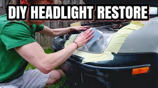 How To Make Headlights Look New Again Only Sandpaper