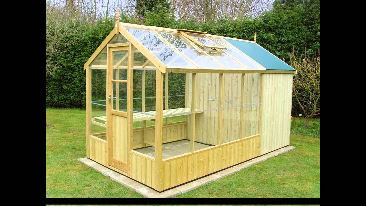 greenhouse shed plans - youtube