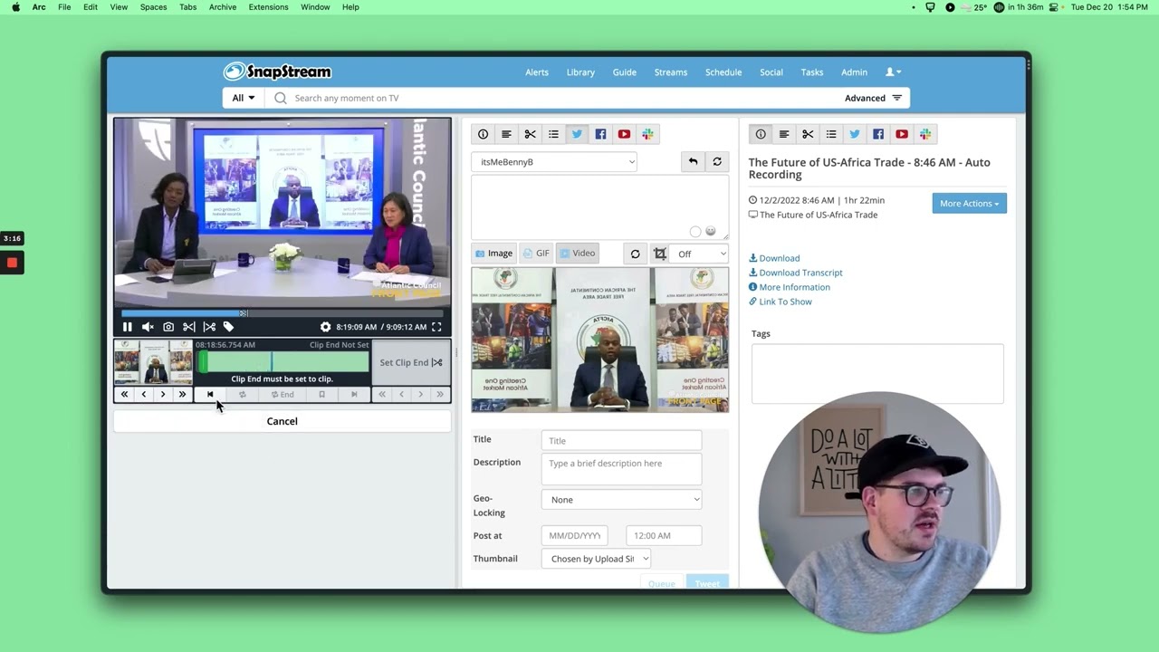 Getting Started In SnapStream