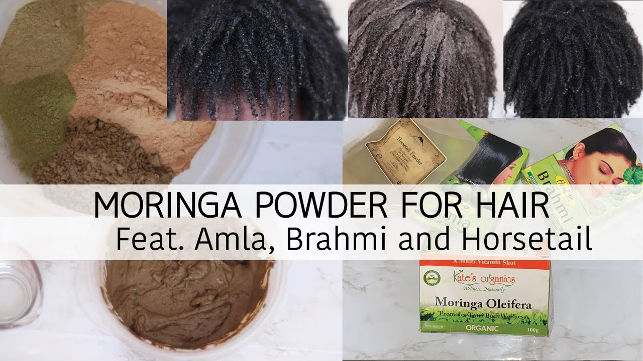 Moringa Powder for Hair 4c hair YouTube