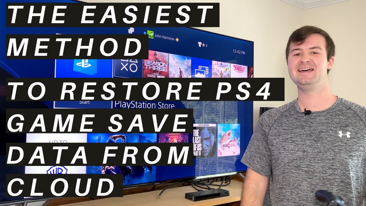 How To Restore PS4 Game Data - In Seconds! - YouTube
