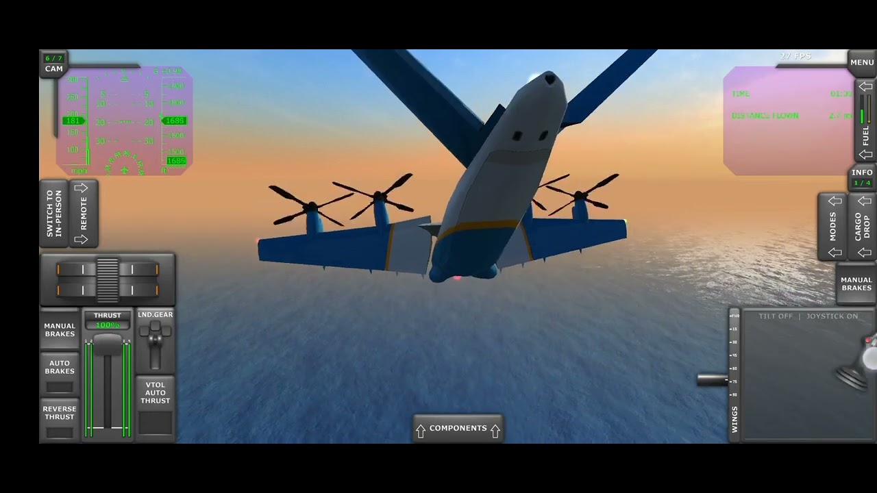 cougar 91 crash animation - YouTube