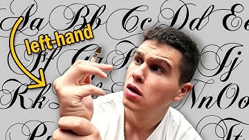 Can You Do CALLIGRAPHY Left-Handed?